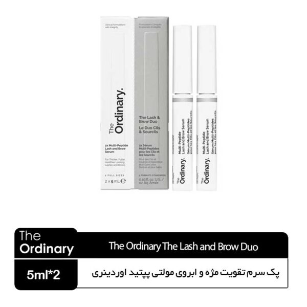 پک سرم  مژه و ابرو اوردینری Multi-Peptide (+ یک عدد هدیه)