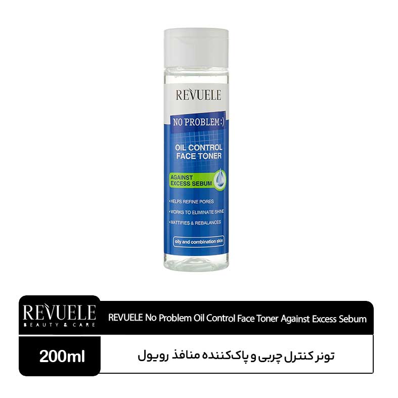 No-Problem-Oil-Control-Face-Toner-Against-Excess-Sebum تونر کنترل چربی No Problem رویول - Image 1